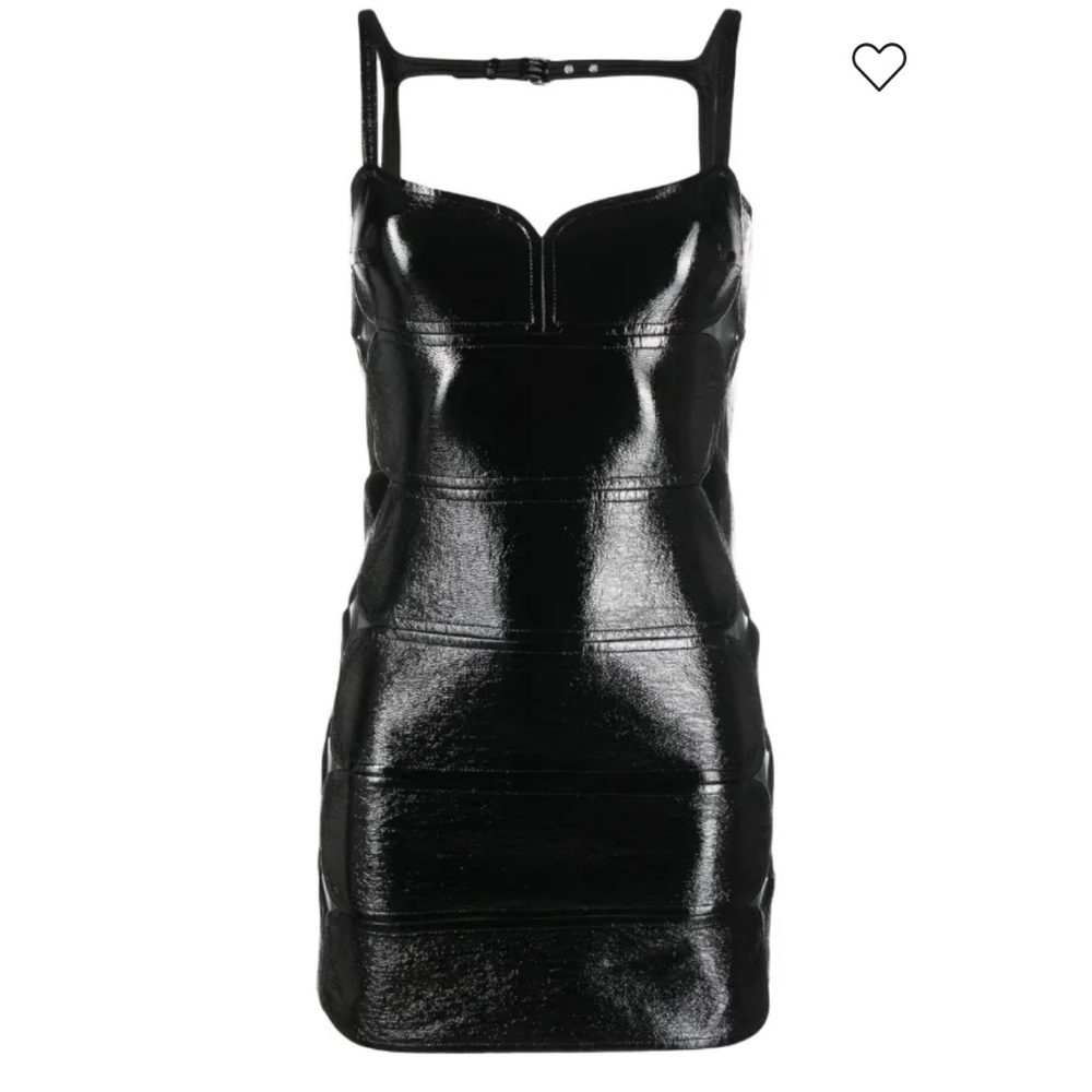 Courrèges cut out glossy mini dress - Picture 2 of 11